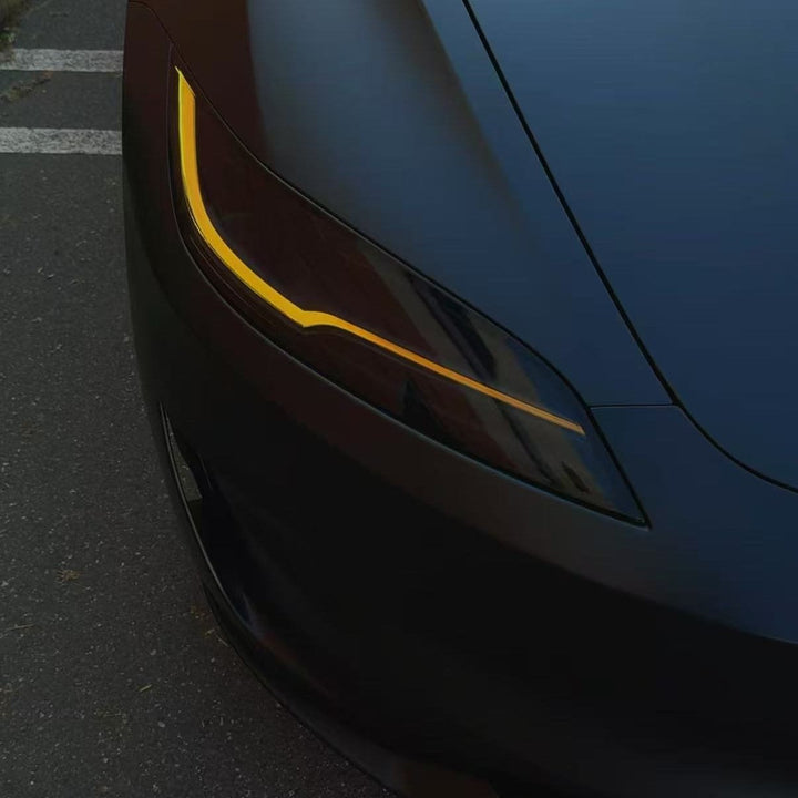 Dynamic Color-Changing Headlight Upgrade | Tesla Model 3 Highland (2024+) ( App controlled )