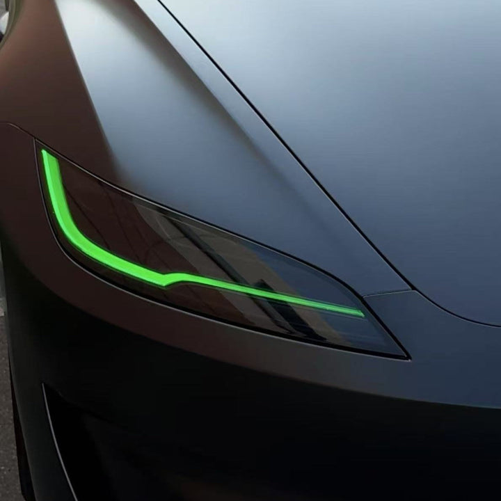 Dynamic Color-Changing Headlight Upgrade | Tesla Model 3 Highland (2024+) ( App controlled )