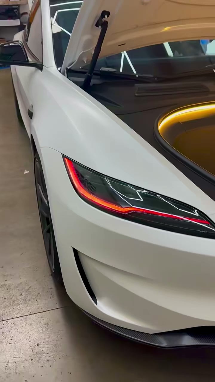 Dynamic Color-Changing Headlight Upgrade | Tesla Model 3 Highland (2024+) ( App controlled )